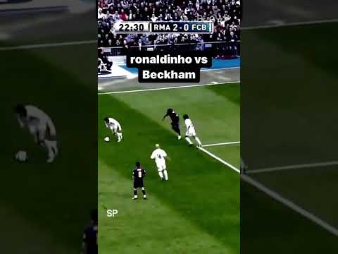 Ronaldinho vs Beckham 😱🥵