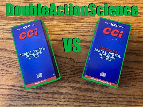 Magnum Pistol Primers Vs Standard Pistol Primers in Standard Pistol Cartridges (.38 .44 and 9mm)