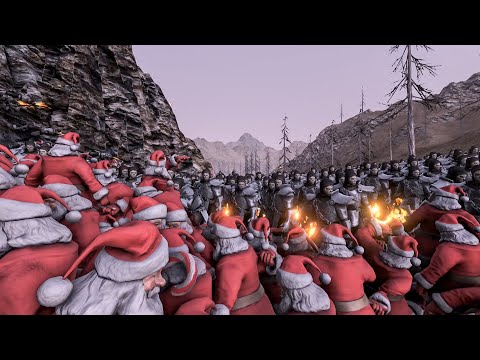 25000 Santas  VS 12000 Soul Tyrants - Ultimate Epic Battle Simulator 2 - UEBS 2