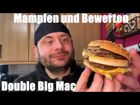 Mc Donalds Double Big Mac - munch and rate the classic with more meat (twice as much)