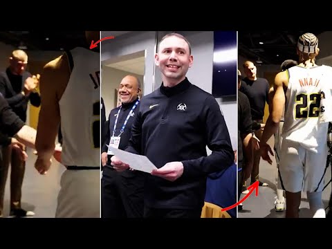 Barefoot Nikola Jokic Greets Nuggets’ Second Unit After They Dominate the Bucks in Milwaukee