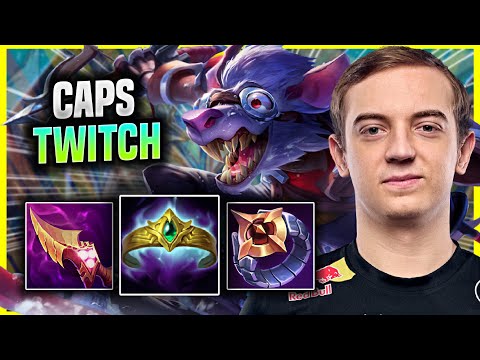 CAPS BRINGS BACK TWITCH WITH NEW ITEMS! - G2 Caps Plays Twitch MID vs Viktor! | Preseason 2022