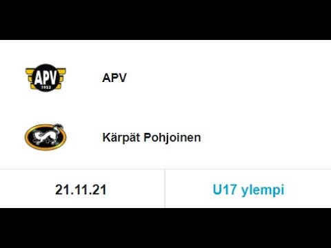 APV - Kärpät Pohjoinen U17 ylempi