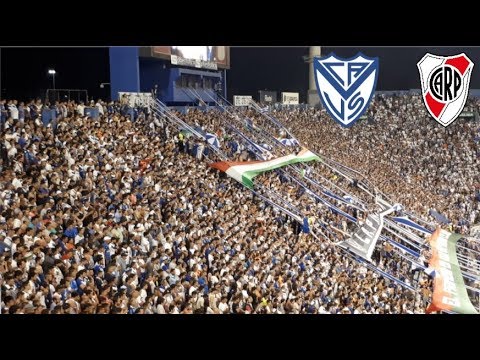 "Hinchada Vélez vs River | Gol y Jugadas | Superliga Argentina 2017/18 | Fecha 17" Barra: La Pandilla de Liniers • Club: Vélez Sarsfield