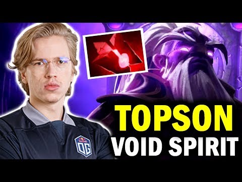 TOPSON First Time Void Spirit on 7.23 New Patch with New Bloodstone EPIC Dota 2