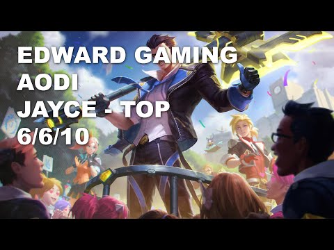 EDward Gaming Aodi Top Jayce vs Irelia - KR Challenger Patch 10.9