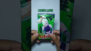 1.99$ Insane Fake Naruto Booster Pack Opening #naruto #narutocards #narutoshippuden #shorts