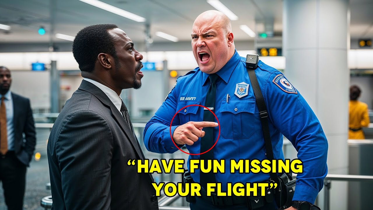 Racist Airport Security Purposely Makes Black Man Miss Flight, Then He Gets Karma
