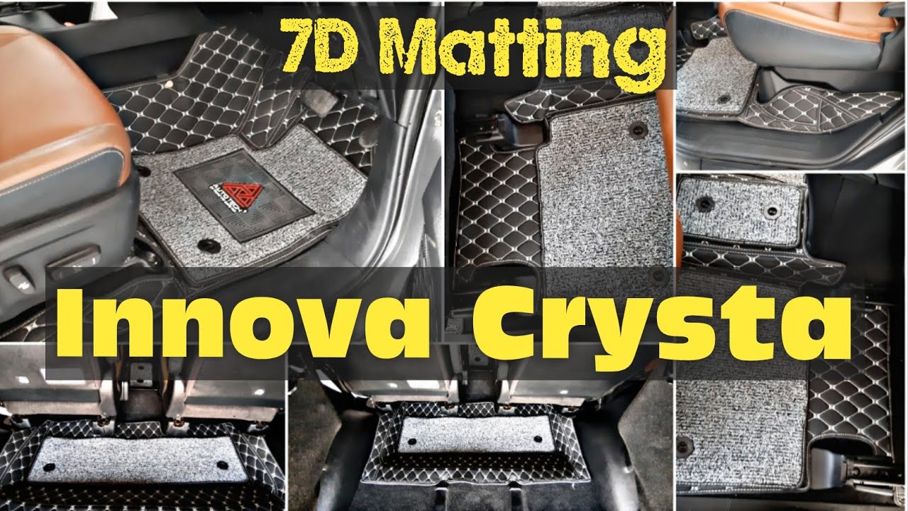 Watch video 7d Mats In Innova Crysta Floor Matting ☎️ - 9666162471.. Now 7d Mats In Innova Crysta Floor Matting ☎️ - 9666162471..