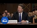 Brett Kavanaugh gives angry and tearful opening statement in hearing