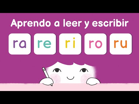 Aprender a leer las sílabas ra re ri ro ru