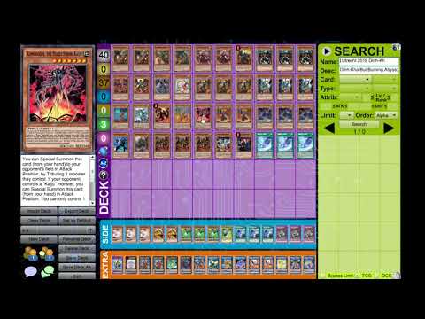 2ND PLACE YCS UTRECHT 2018 DINH-KH BURNING ABYSS