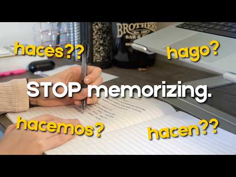 how to learn verb conjugations in any language (WITHOUT memorizing)