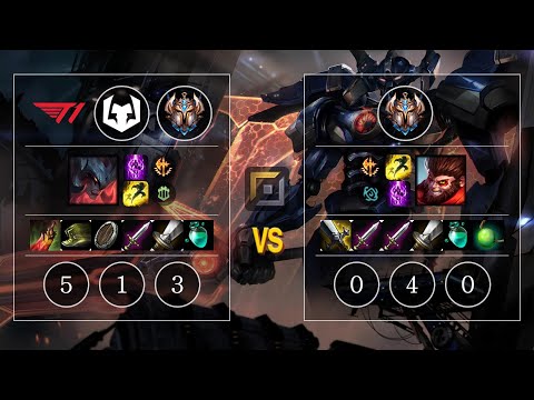 T1 Burdol Aatrox vs Wukong Top - KR Challenger Patch 10.10