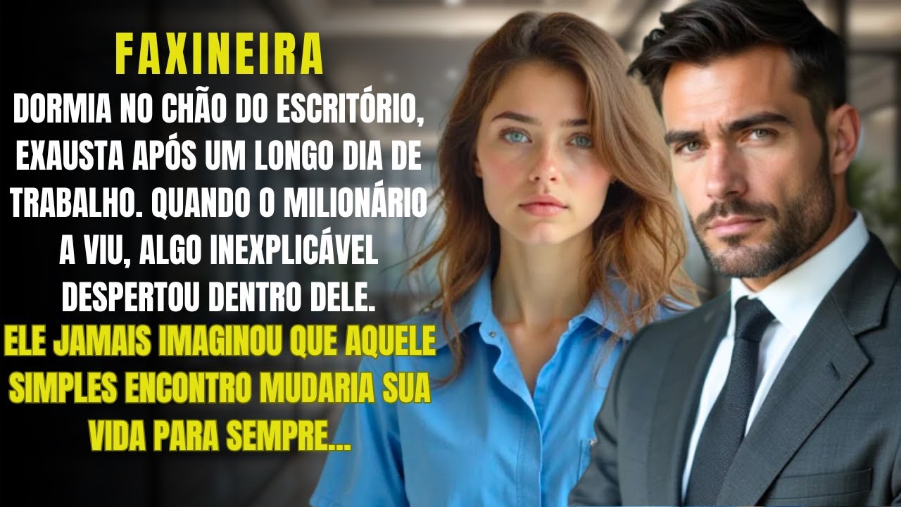 MILIONÁRIO encontra a FAXINEIRA dormindo no CHÃO... e naquele momento sua vida muda para SEMPRE!