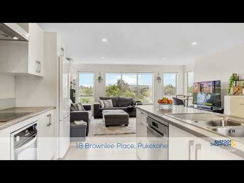 18 Brownlee Place, Pukekohe, Franklin, Auckland, 3房, 2浴, 独立别墅