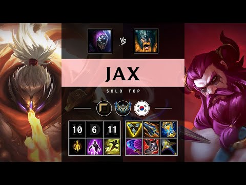 Jax Top vs Olaf - KR Challenger Patch 25.21