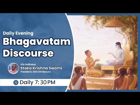 Daily Evening Bhagavatam Discourse | HH Stoka Krishna Swami | SB 1.6.29 | 24-11-2021