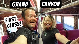 GRAND CANYON RAILWAY! (BEST WAY) TRAIN TRAVEL TO GRAND CANYON ARIZONA!