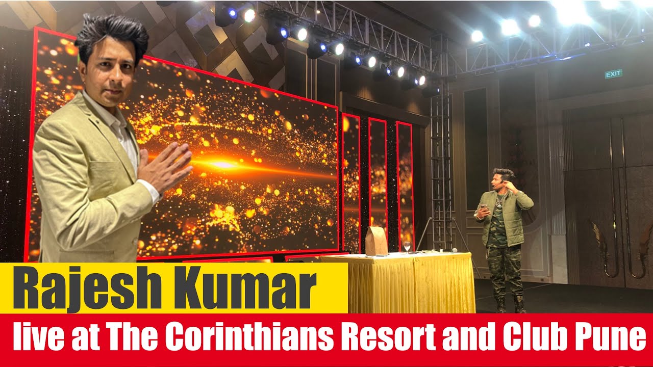 Rajesh Kumar live at The Corinthians Resort and Club Pune