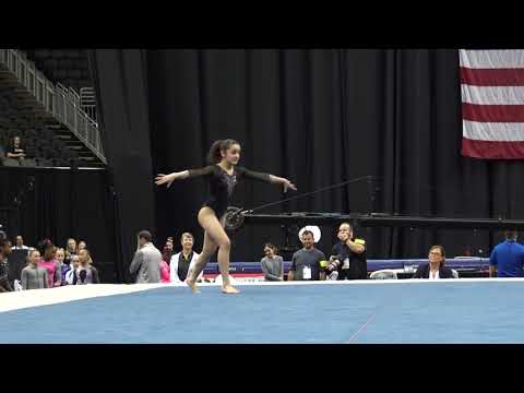 Sienna Robinson –  Floor Exercise – 2019 U.S. Gymnastics Championships – Junior Women Day 1