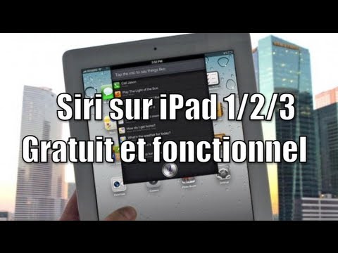 comment installer siri sur l'ipad 2