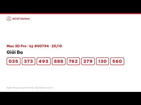 Hot nhất Người trúng Jackpot Max 3D Vietlott | Tra cứu nhanh