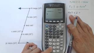 Scientific Notation on your TI 84 Calculator
