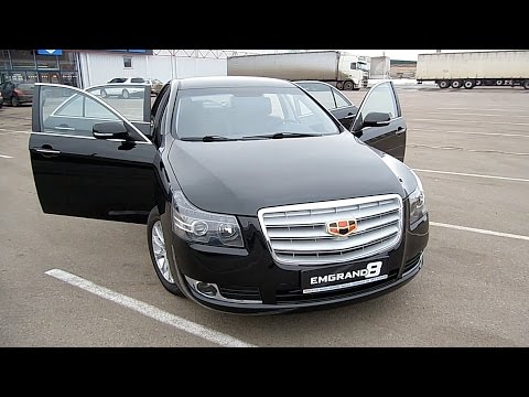 Обзор Geely Emgrand 8 интерьер, экстерьер, двигатель, Start Up, Engine, and In Depth Tour