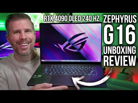 video - Asus Zephyrus G16, Intel Ultra 9-185H, RTX 4070, 16-32 GB DDR5X-7467, 1 TB SSD, QHD+ 240 Hz OLED 100% DCI-P3
