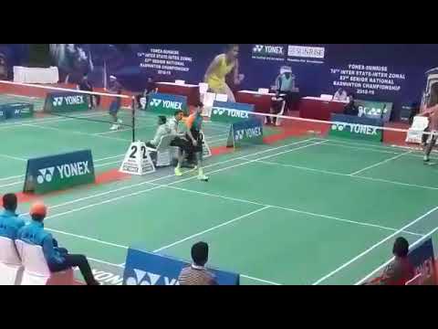 Lakshya sen in action at guwahati🏸