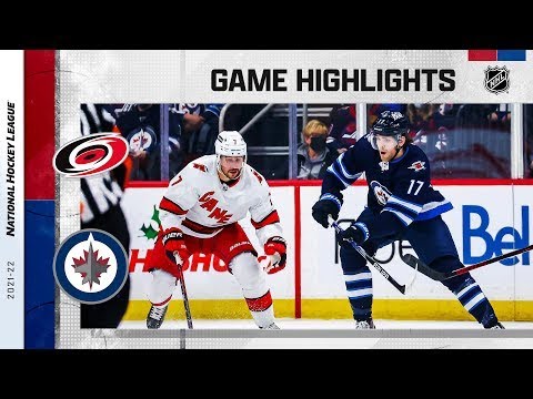 Carolina Hurricanes vs Winnipeg Jets | December 7, 2021 | Game Highlights | NHL Regular Season