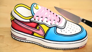 CARTOON Sneaker Nike AF1 CAKE | Comic Cake Idea by Cakes StepbyStep