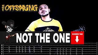 【THE OFFSPRING】[ Not The One ] cover by Masuka | LESSON | GUITAR TAB