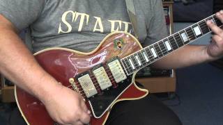 Video thumbnail for Vintage 1960 Gibson Les Paul Custom Demo by Mike Burn