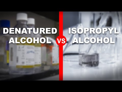 Denatured Alcohol vs Rubbing Alcohol | Popular Scientist questions how to blend isopropyl ethanol