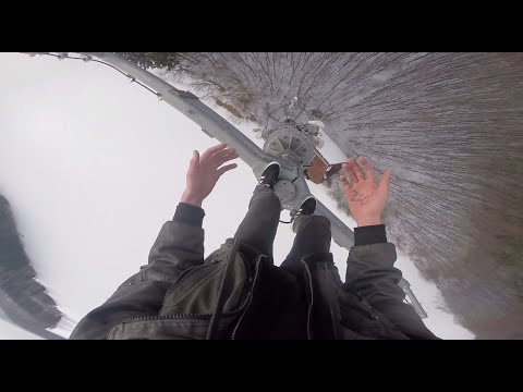 Climbing a Phone Tower in Germany