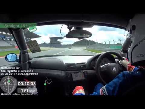 German Time Attack 23-7-17 Nurburgring GP Sprint Track - BMW e46 M3 lap