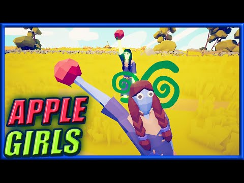 Apple Girl Duo vs Every Faction #2 - TABS Bug DLC MODS GAMEPLAY