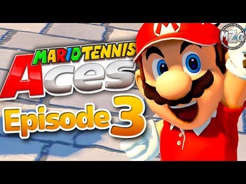 Mario Tennis Aces Gameplay Walkthrough - Episode 3 - Snowfall Mountain! Story Mode! (Switch)