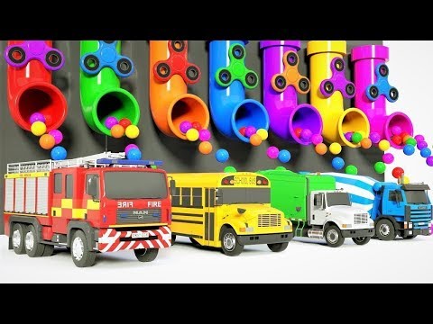Camion Tracteur pour enfants voiture apprendre les couleurs train