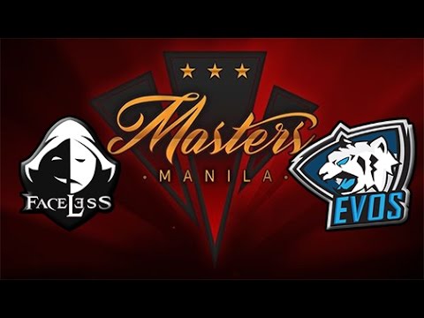 Faceless vs EVOS Live | bo3 | UB SEA Qualifier Finals | Manila Masters 2017