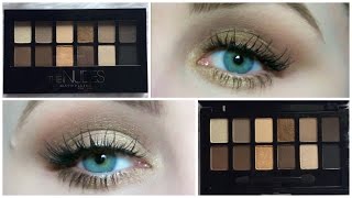 1 PALETTE 2 LOOKS | MAYBELLINE THE NUDES