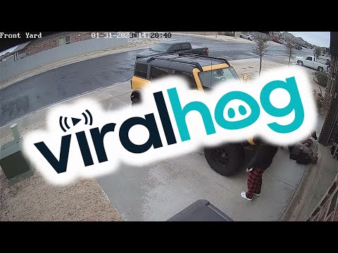 Texas Ice Strikes Again || ViralHog