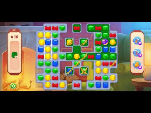 [Gameplay] Homescapes - Level 661 (No Boosters)