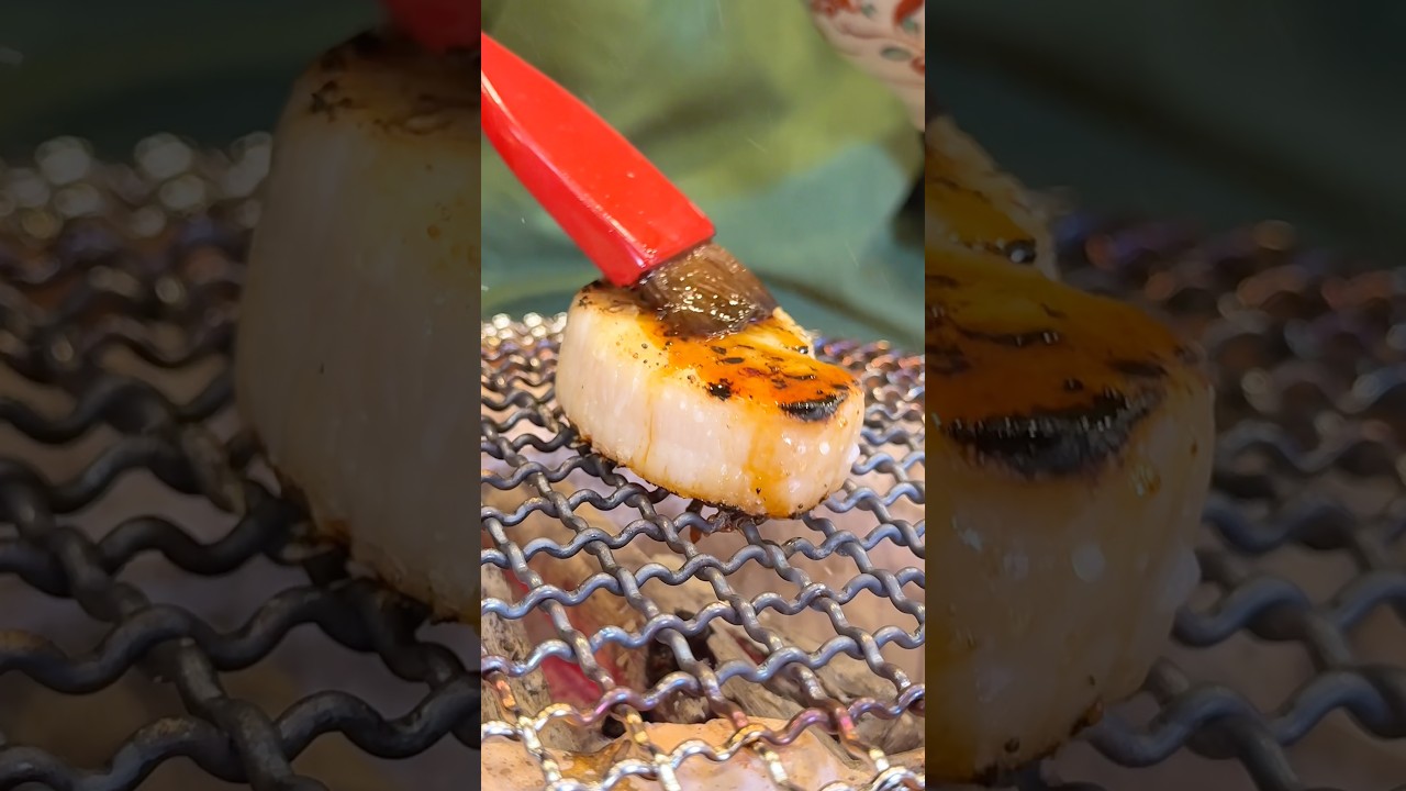 Perfectly Seared Pen Shell Nigiri 🔥
