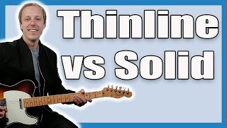 Video thumbnail for Thinline vs Solid Telecaster Guitar Demo | Fender Telecaster Shootout by Jon MacLennan