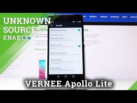How to Activate Unknown Sources in Vernee Apollo Lite – Allow App Installation