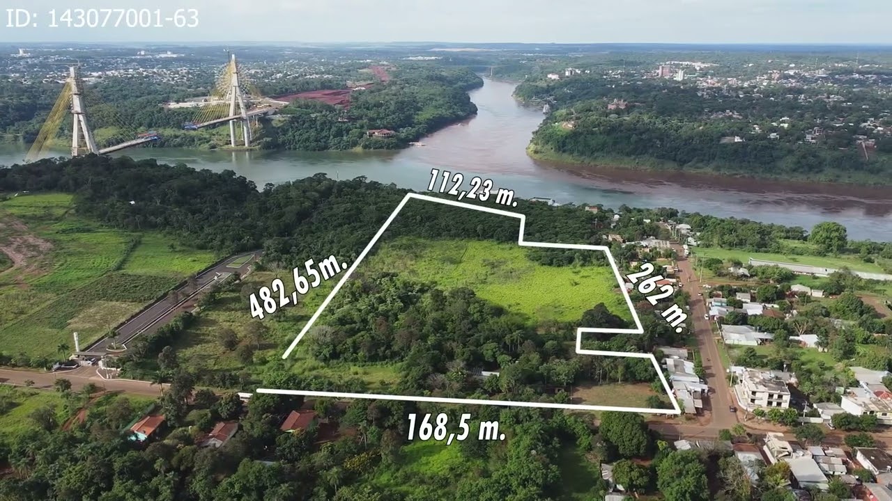 6.8 HAS. AL LADO DEL PUENTE DE LA INTEGRACIÓN