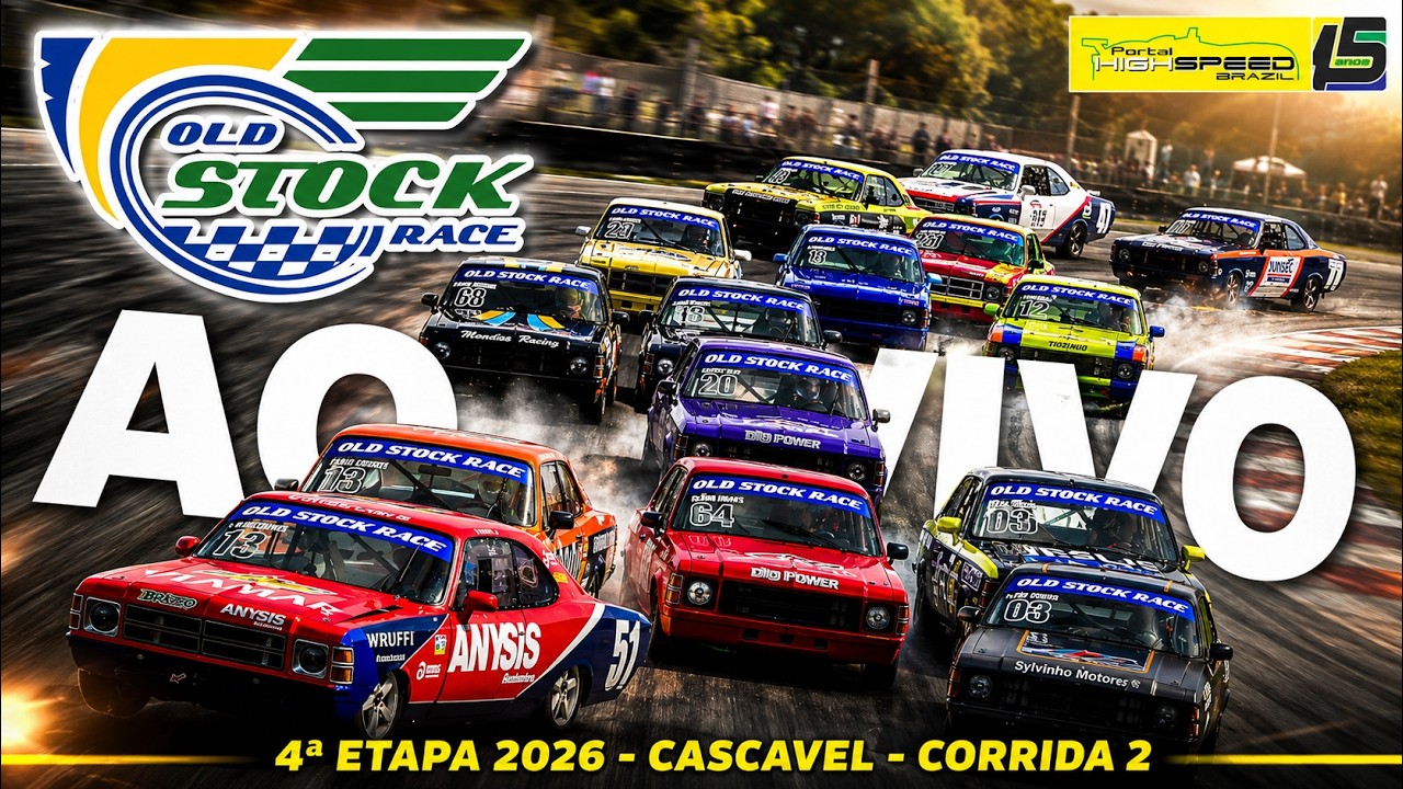 🔴 OLD STOCK RACE | Corrida 2 | 4ª Etapa 2026 | Cascavel (PR) | Ao Vivo